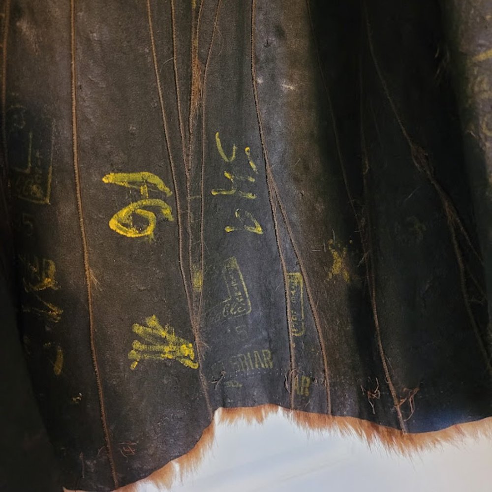 SOLD: Vintage Handmade Fur Vest Costume Renaissance Outlander Cottagecore Hunt - Picture 8 of 15